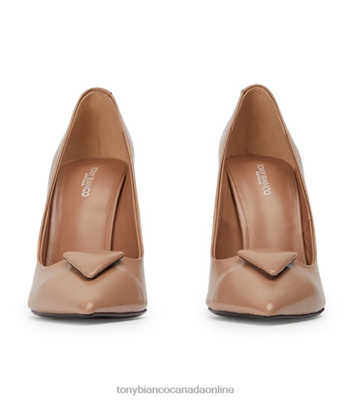 Court Shoes| Tony Bianco Women Gema Heels H0FJ323 Latte Hi Shine