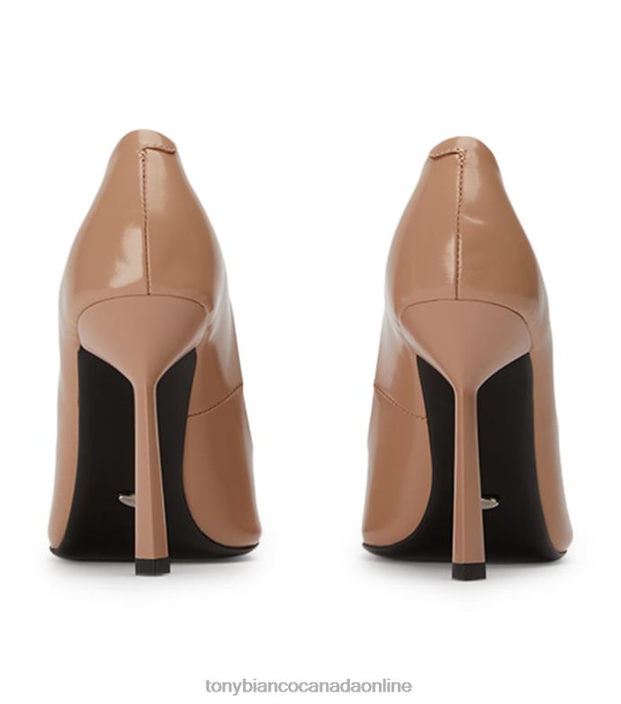 Court Shoes| Tony Bianco Women Gema Heels H0FJ323 Latte Hi Shine