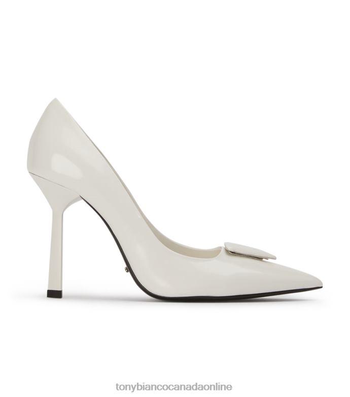 Court Shoes| Tony Bianco Women Gema Heels H0FJ325 White Hi Shine