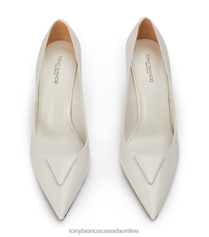 Court Shoes| Tony Bianco Women Gema Heels H0FJ325 White Hi Shine