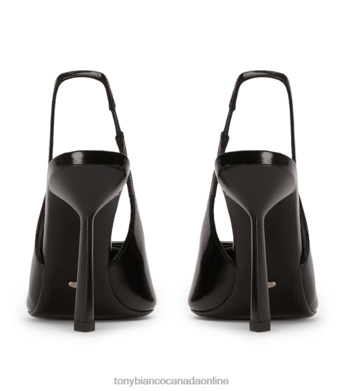 Court Shoes| Tony Bianco Women Ginger Heels H0FJ333 Black Hi Shine