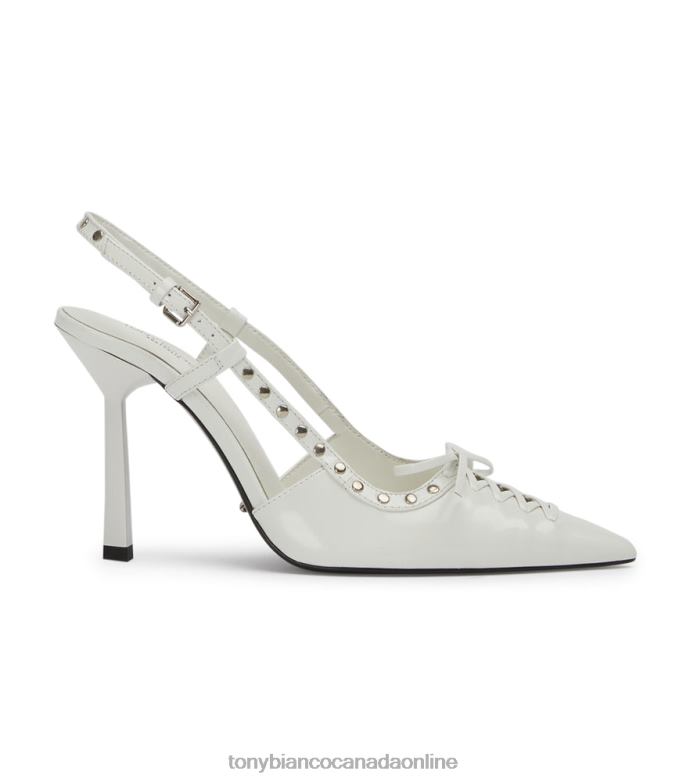 Court Shoes| Tony Bianco Women Graff Heels H0FJ329 White Hi Shine