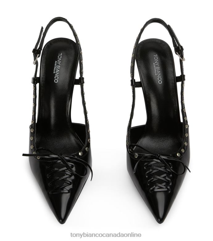 Court Shoes| Tony Bianco Women Graff Heels H0FJ330 Black Hi Shine