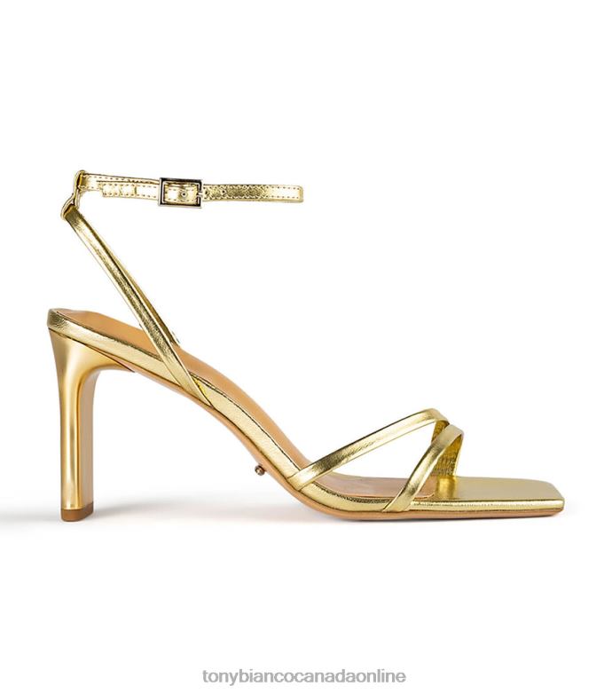 Low Heels| Tony Bianco Women Corso Heels H0FJ272 Gold Nappa Metallic