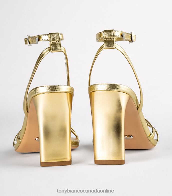 Low Heels| Tony Bianco Women Corso Heels H0FJ272 Gold Nappa Metallic