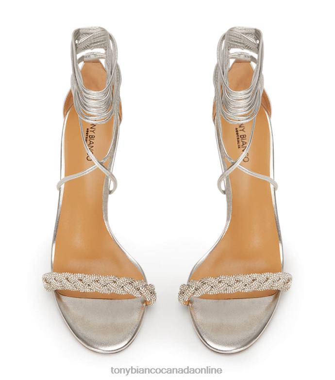 Low Heels| Tony Bianco Women Henley Heels H0FJ275 Silver Nappa Metallic