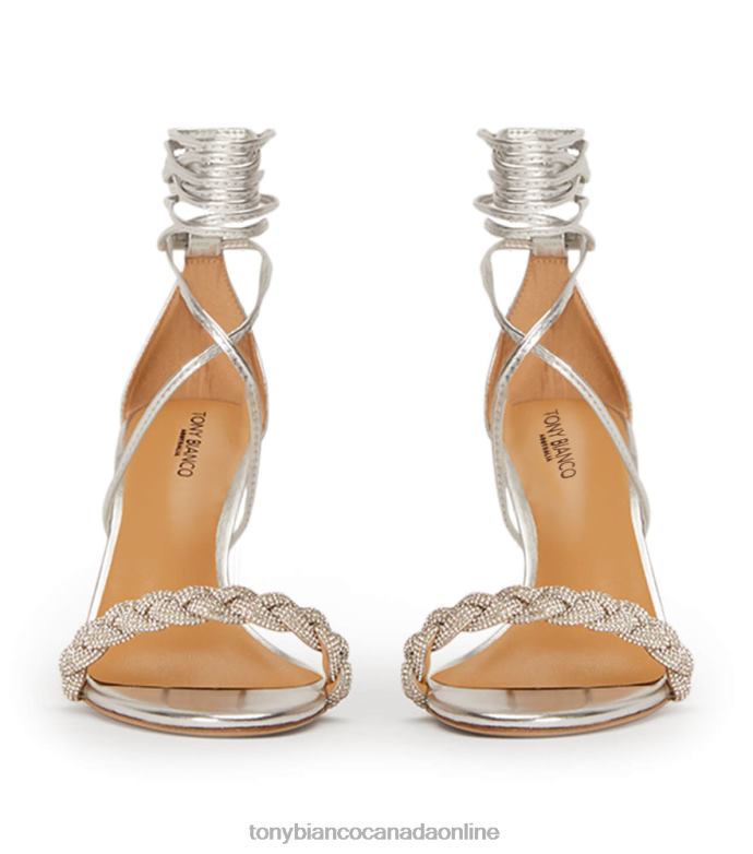 Low Heels| Tony Bianco Women Henley Heels H0FJ275 Silver Nappa Metallic