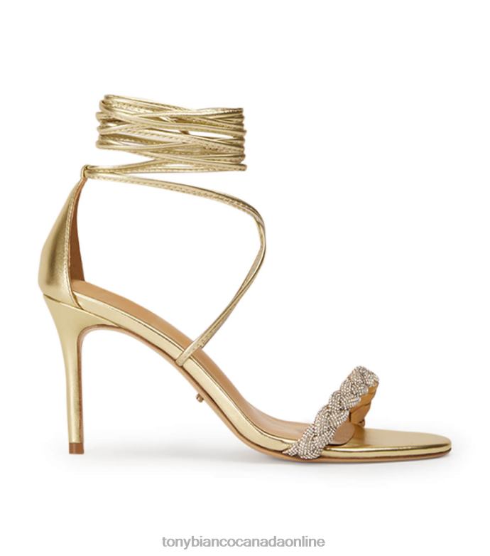 Low Heels| Tony Bianco Women Henley Heels H0FJ276 Gold Nappa Metallic