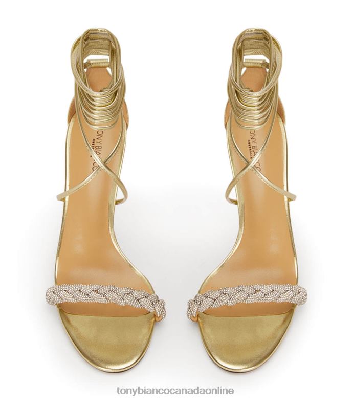 Low Heels| Tony Bianco Women Henley Heels H0FJ276 Gold Nappa Metallic