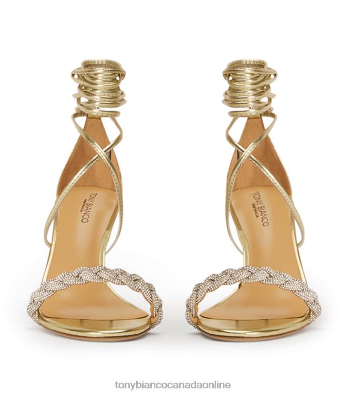 Low Heels| Tony Bianco Women Henley Heels H0FJ276 Gold Nappa Metallic