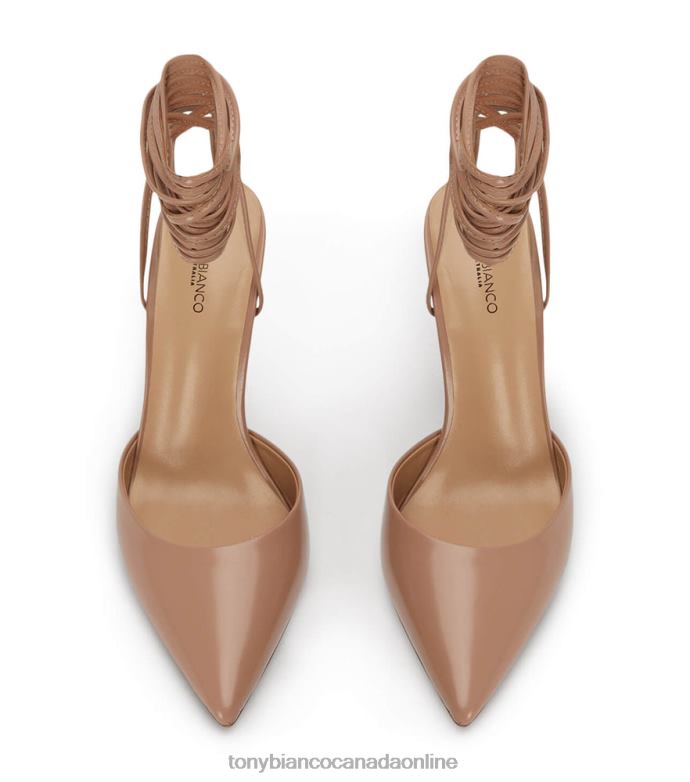 Stiletto Heels| Tony Bianco Women Acer Heels H0FJ129 Latte Hi Shine