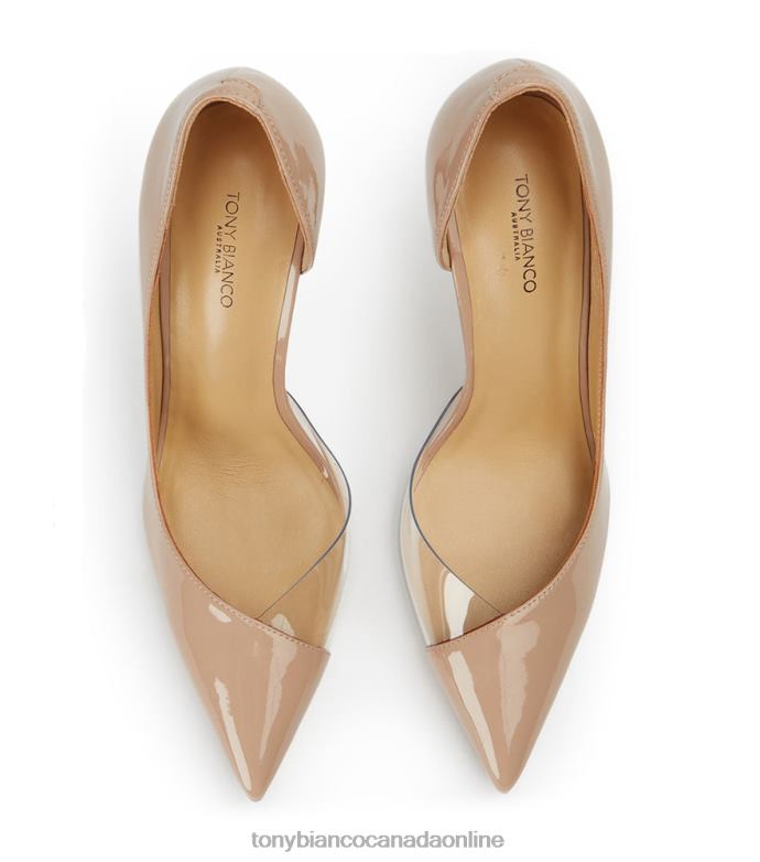 Stiletto Heels| Tony Bianco Women Adore Heels H0FJ201 Coco Patent/Clear Vinylite