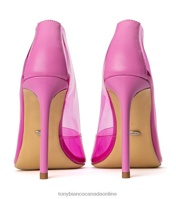 Stiletto Heels| Tony Bianco Women Alijah Heels H0FJ204 Pink Vinylite/Pink Nappa