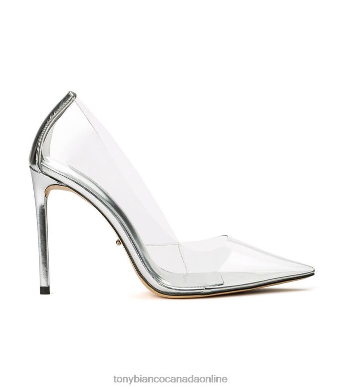 Stiletto Heels| Tony Bianco Women Alijah Heels H0FJ205 Clear Vinylite/Silver