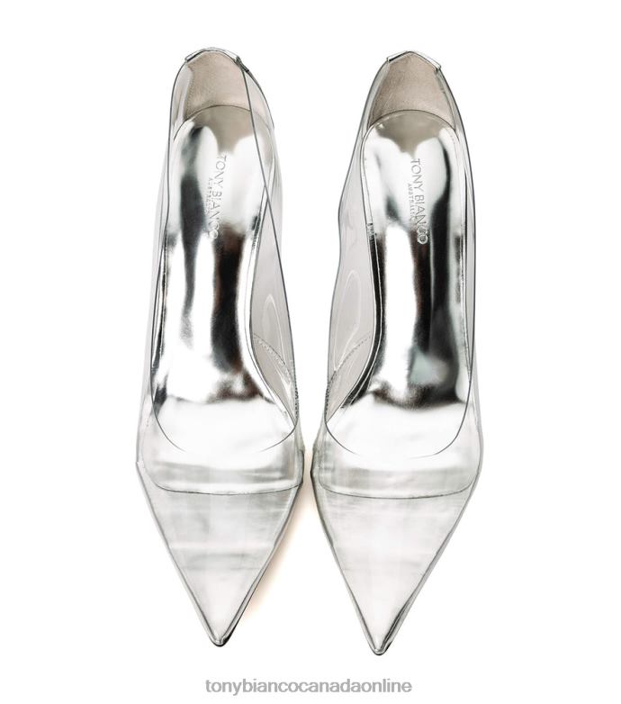 Stiletto Heels| Tony Bianco Women Alijah Heels H0FJ205 Clear Vinylite/Silver