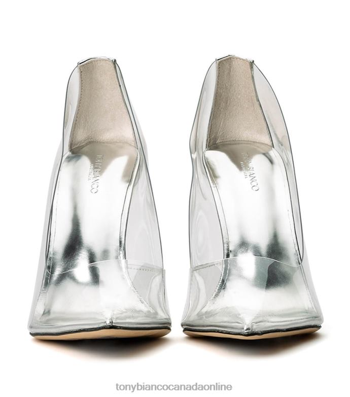 Stiletto Heels| Tony Bianco Women Alijah Heels H0FJ205 Clear Vinylite/Silver
