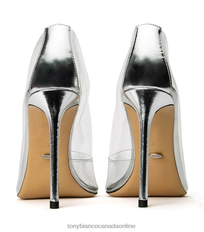 Stiletto Heels| Tony Bianco Women Alijah Heels H0FJ205 Clear Vinylite/Silver