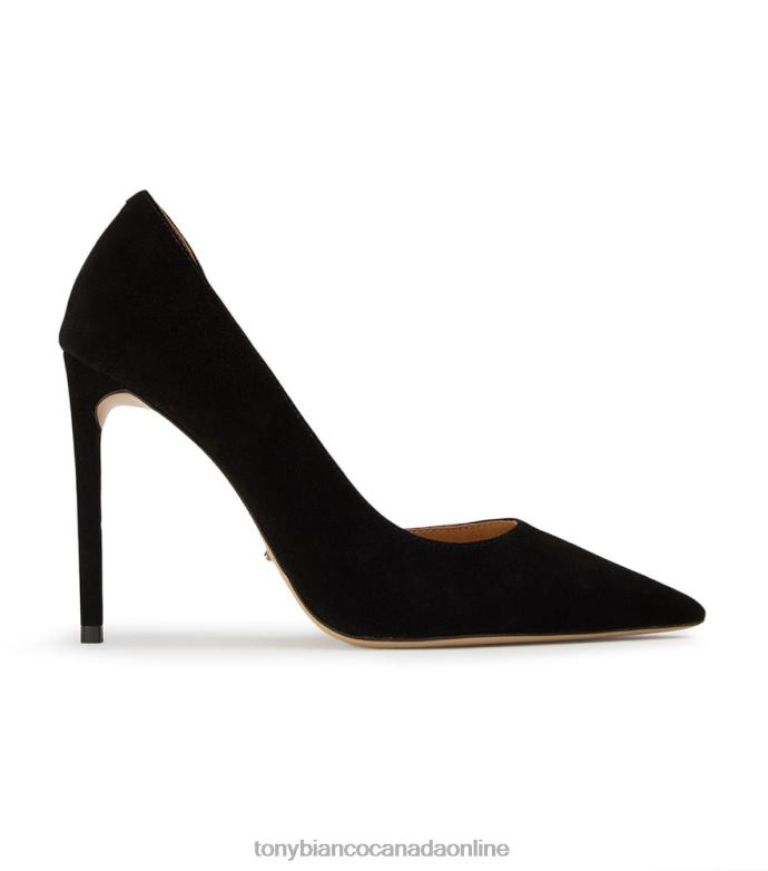 Stiletto Heels| Tony Bianco Women Alyx Heels H0FJ90 Black Suede