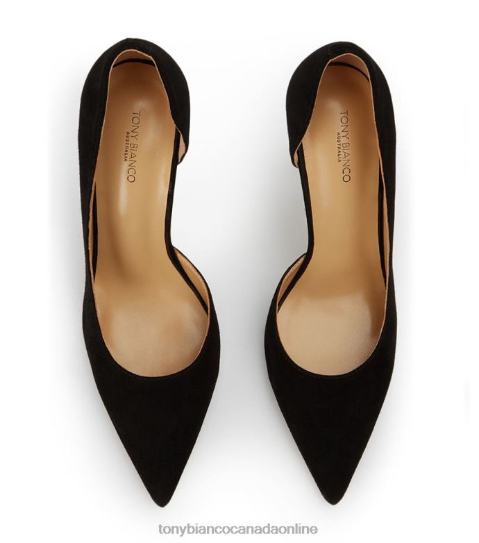Stiletto Heels| Tony Bianco Women Alyx Heels H0FJ90 Black Suede