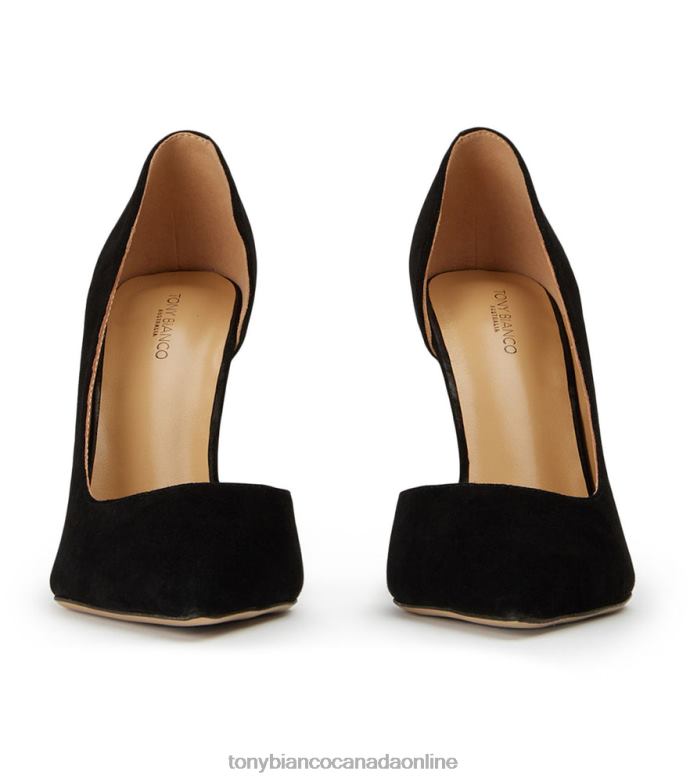 Stiletto Heels| Tony Bianco Women Alyx Heels H0FJ90 Black Suede