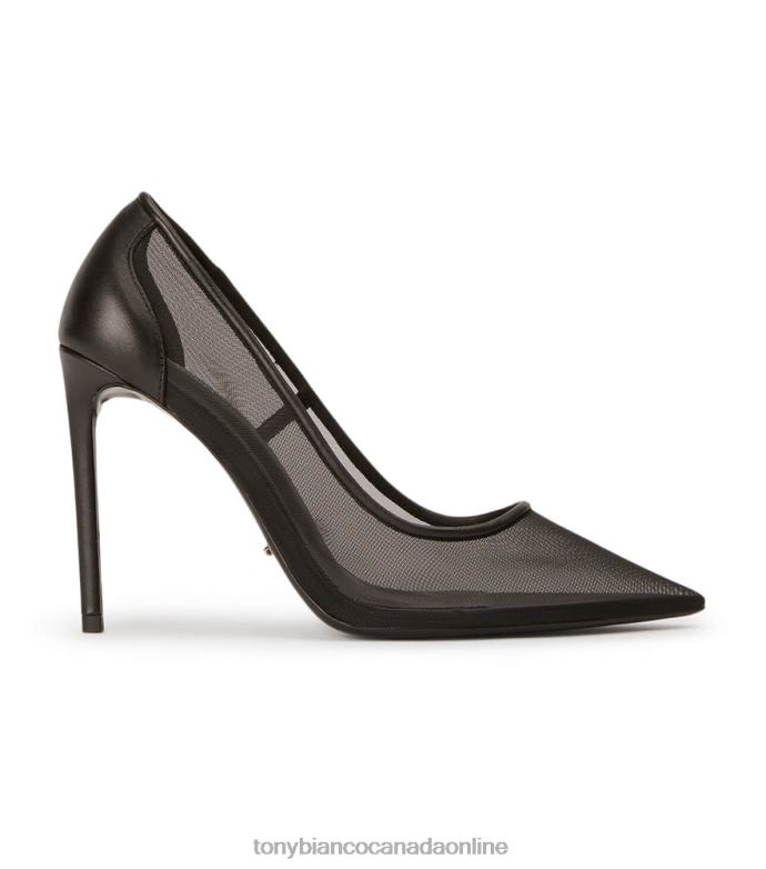 Stiletto Heels| Tony Bianco Women Apex Heels H0FJ74 Black Mesh