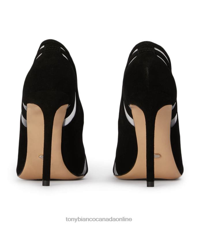 Stiletto Heels| Tony Bianco Women Arrow Heels H0FJ73 Black Suede
