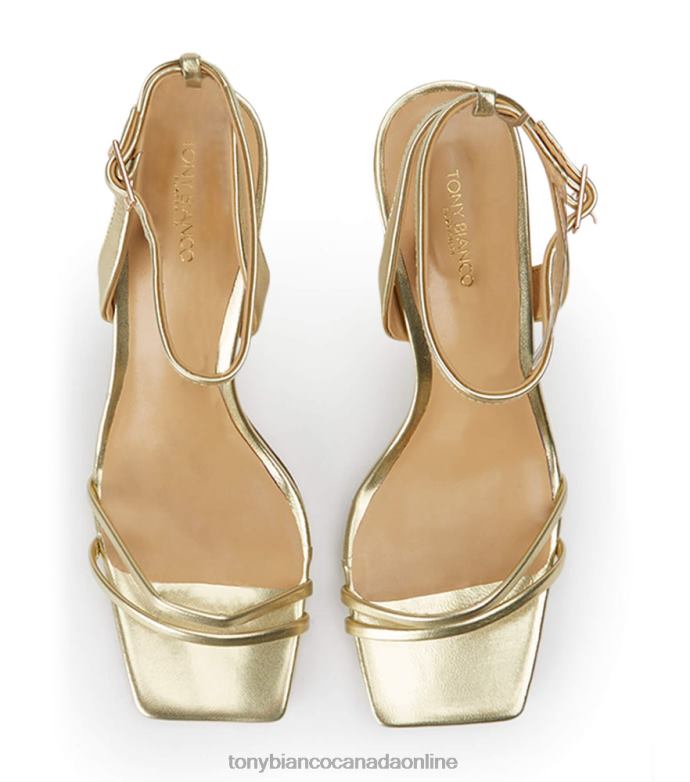 Stiletto Heels| Tony Bianco Women Camelia Heels H0FJ198 Gold Nappa Metallic