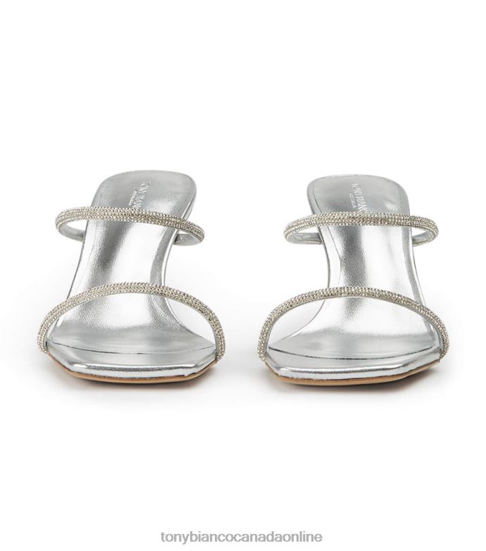 Stiletto Heels| Tony Bianco Women Chase Heels H0FJ159 Silver Nappa Metallic