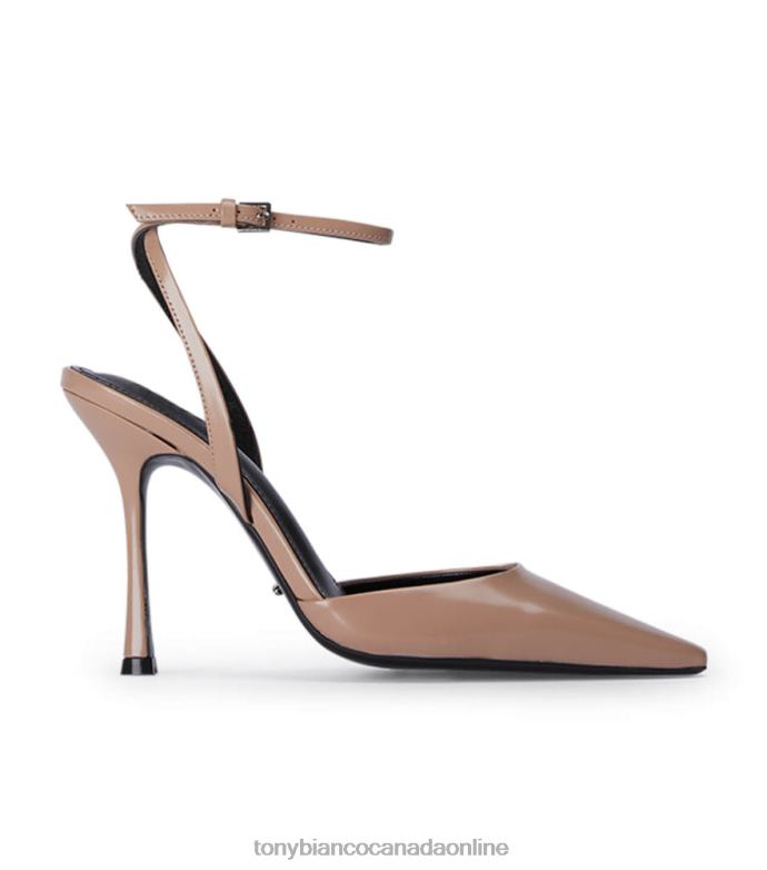 Stiletto Heels| Tony Bianco Women Eden Heels H0FJ42 Latte Hi Shine