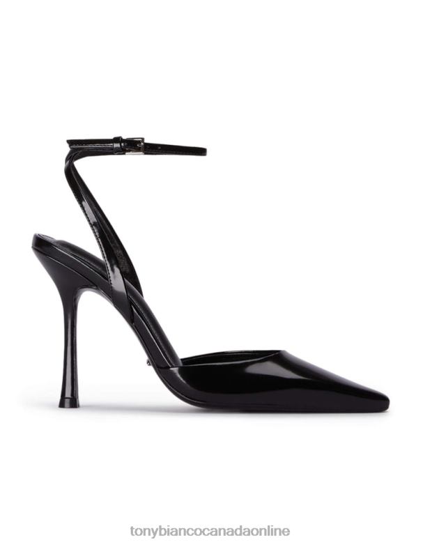 Stiletto Heels| Tony Bianco Women Eden Heels H0FJ43 Black Hi Shine