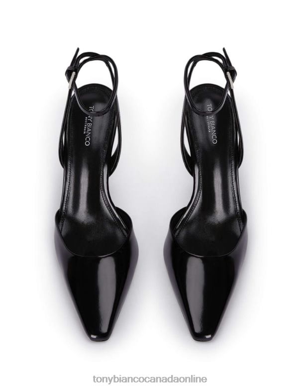 Stiletto Heels| Tony Bianco Women Eden Heels H0FJ43 Black Hi Shine