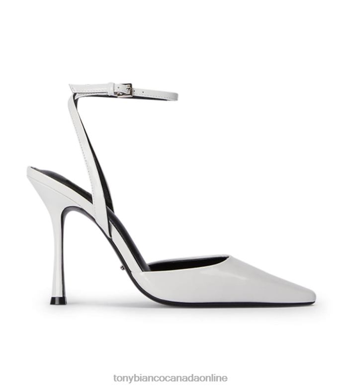 Stiletto Heels| Tony Bianco Women Eden Heels H0FJ44 White Hi Shine