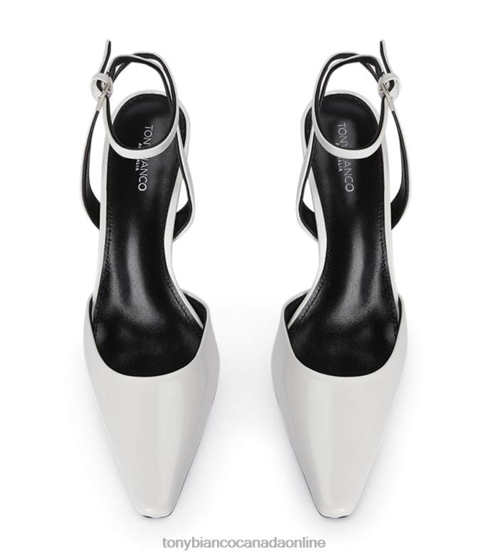 Stiletto Heels| Tony Bianco Women Eden Heels H0FJ44 White Hi Shine