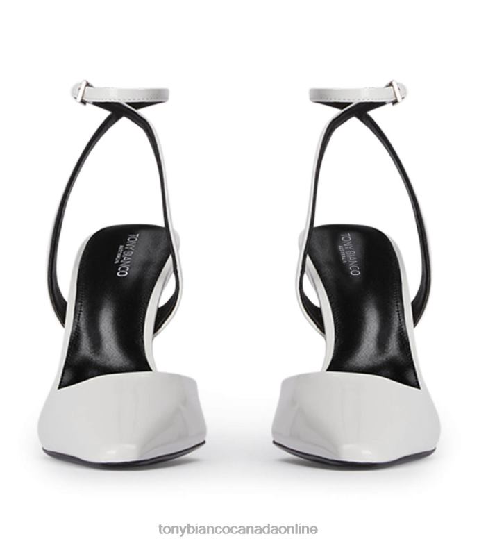 Stiletto Heels| Tony Bianco Women Eden Heels H0FJ44 White Hi Shine
