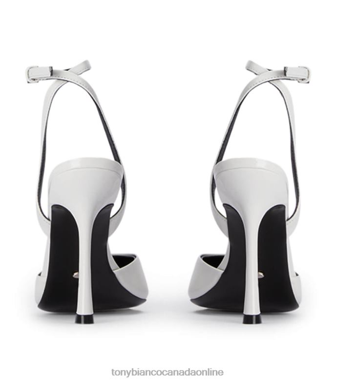 Stiletto Heels| Tony Bianco Women Eden Heels H0FJ44 White Hi Shine