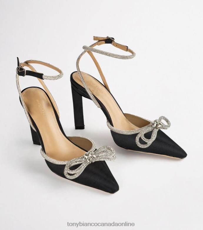 Stiletto Heels| Tony Bianco Women Elsie Heels H0FJ64 Black Satin