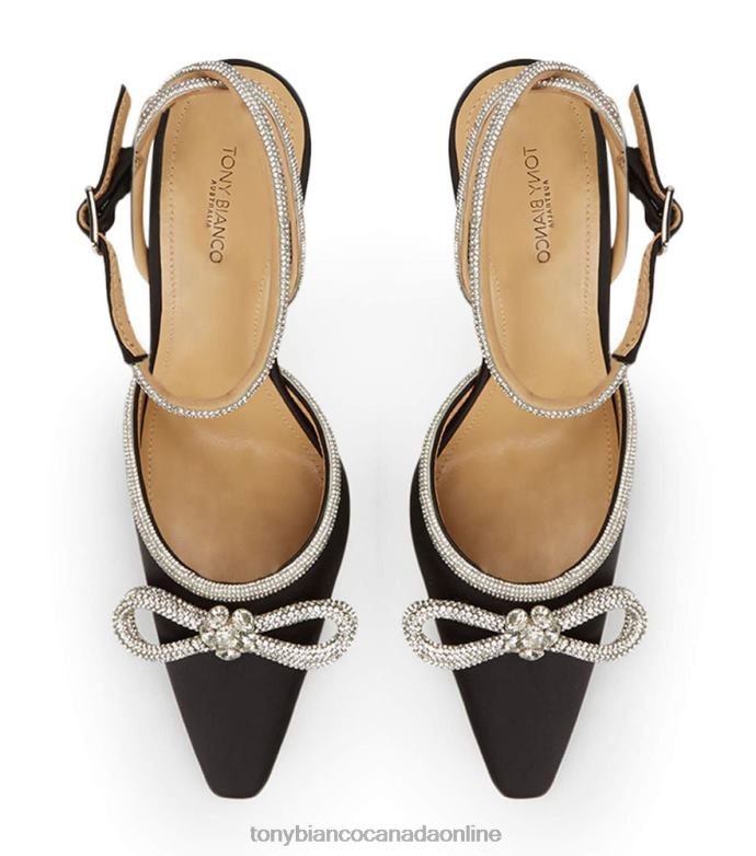 Stiletto Heels| Tony Bianco Women Eros Heels H0FJ89 Black Satin