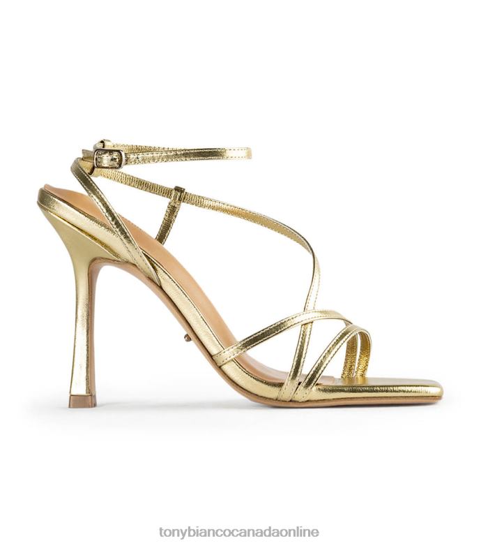 Stiletto Heels| Tony Bianco Women Franci Heels H0FJ113 Gold Nappa Metallic