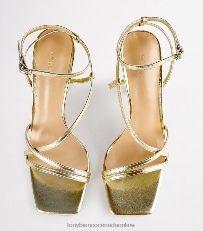 Stiletto Heels| Tony Bianco Women Franci Heels H0FJ113 Gold Nappa Metallic