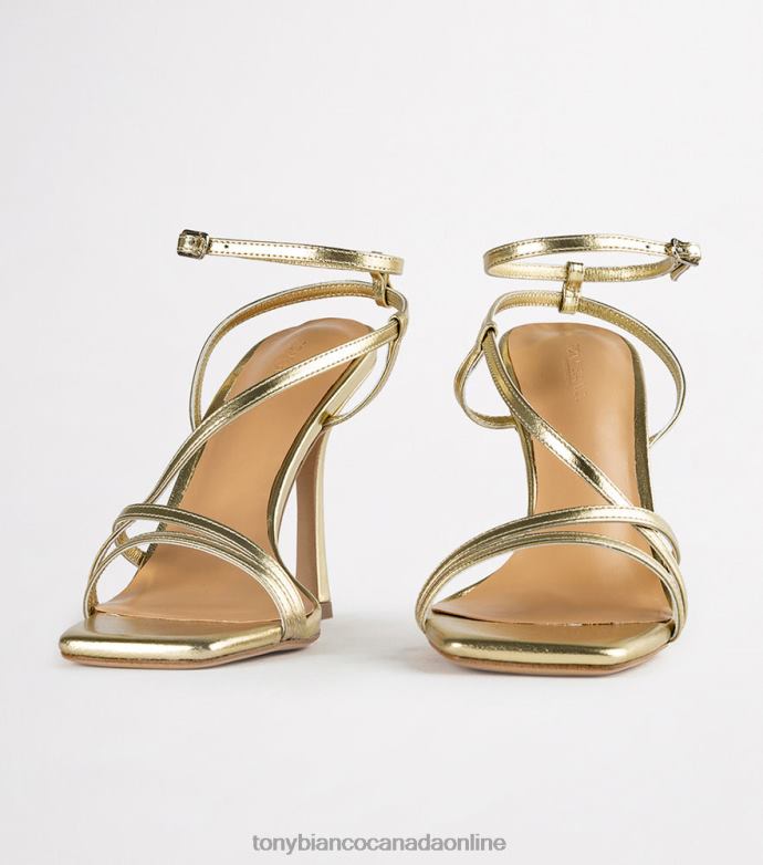 Stiletto Heels| Tony Bianco Women Franci Heels H0FJ113 Gold Nappa Metallic
