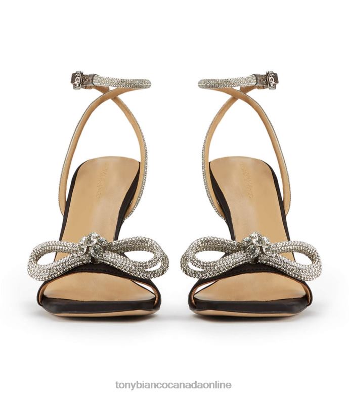 Stiletto Heels| Tony Bianco Women Franz Heels H0FJ164 Black Satin