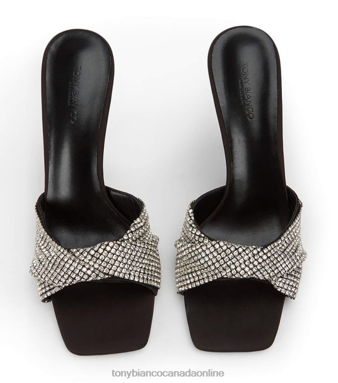 Stiletto Heels| Tony Bianco Women Fringe Heels H0FJ158 Crystal/Black