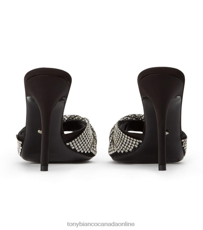Stiletto Heels| Tony Bianco Women Fringe Heels H0FJ158 Crystal/Black