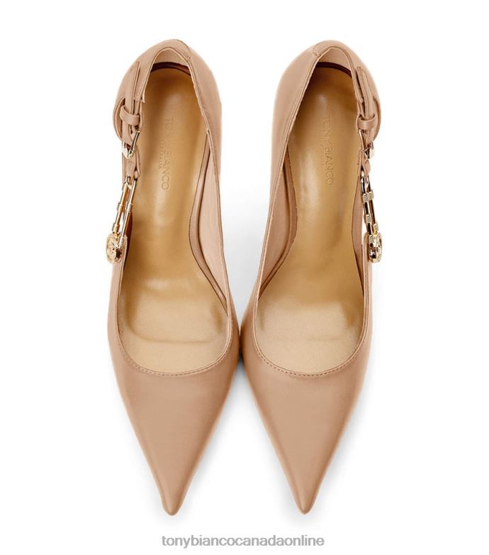 Stiletto Heels| Tony Bianco Women Glow Heels H0FJ92 Skin Capretto