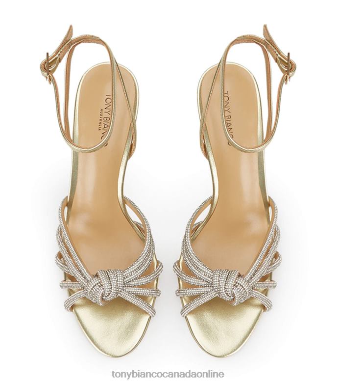 Stiletto Heels| Tony Bianco Women Helena Heels H0FJ83 Gold Nappa Metallic