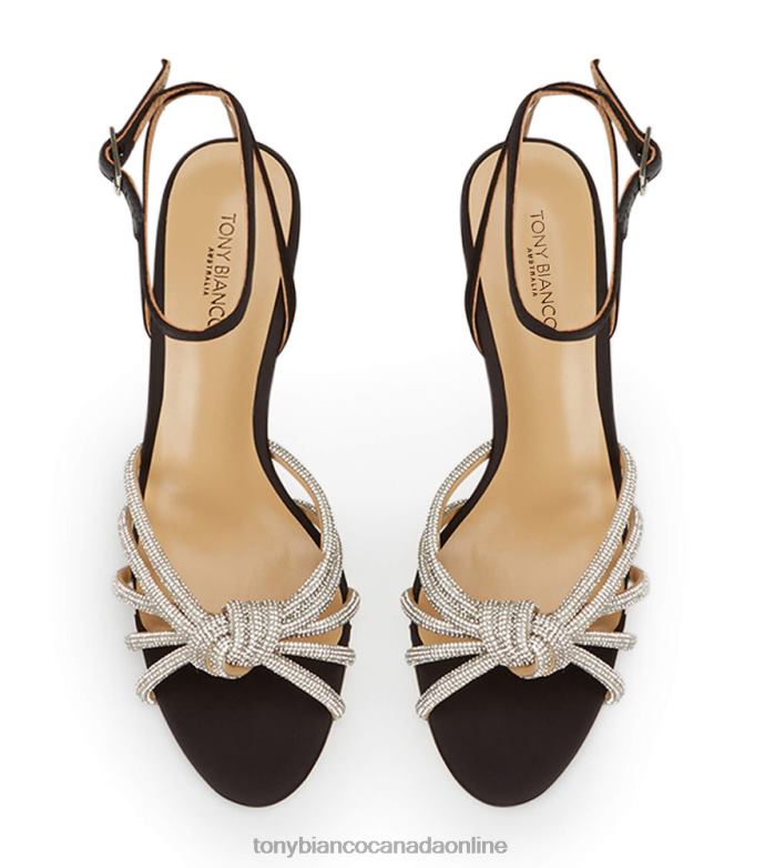 Stiletto Heels| Tony Bianco Women Helena Heels H0FJ84 Black Satin