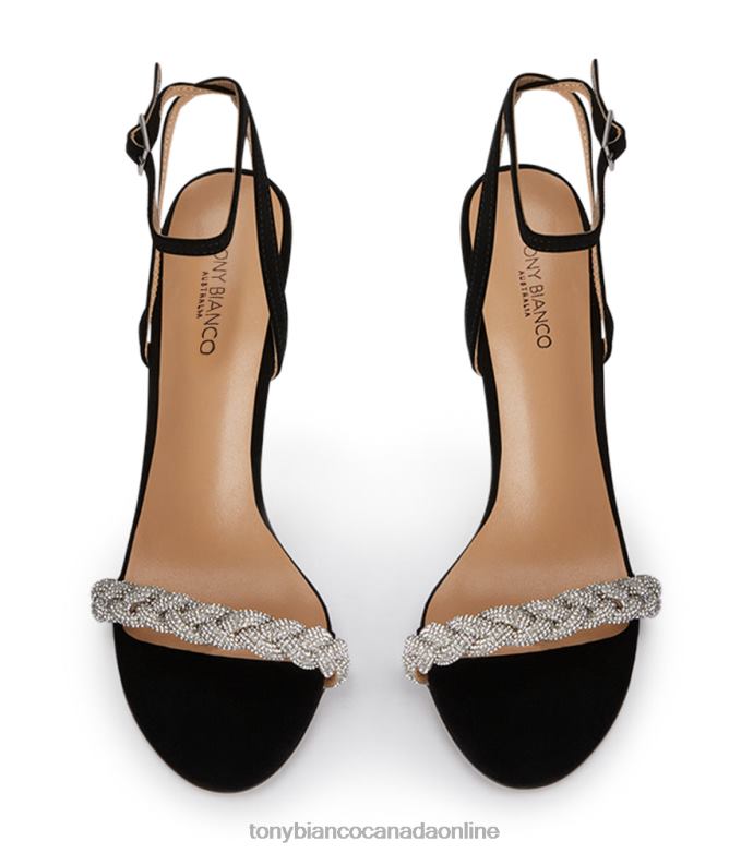 Stiletto Heels| Tony Bianco Women Kosta Heels H0FJ78 Black Suede