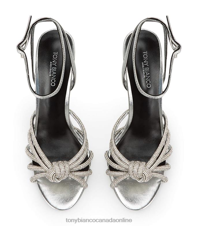 Stiletto Heels| Tony Bianco Women Kyla Heels H0FJ55 Silver Foil