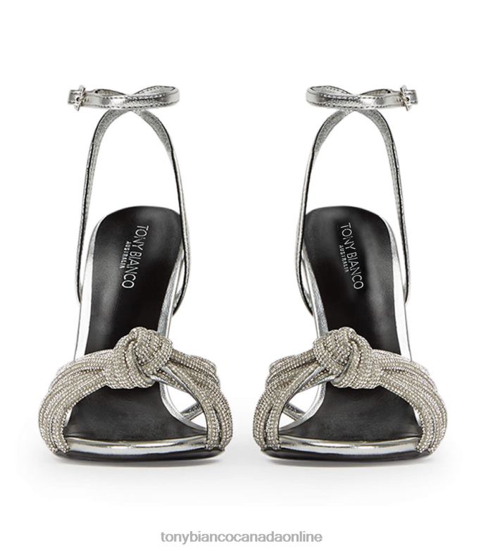 Stiletto Heels| Tony Bianco Women Kyla Heels H0FJ55 Silver Foil