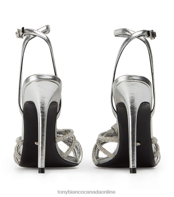 Stiletto Heels| Tony Bianco Women Kyla Heels H0FJ55 Silver Foil